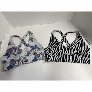Fit Booty 2 Piece Sports Bra Lot EUC Size small